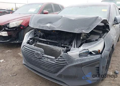 2018 Hyundai Ioniq Hybrid Blue from USA, damaged, VIN KMHC65LC4JU074493